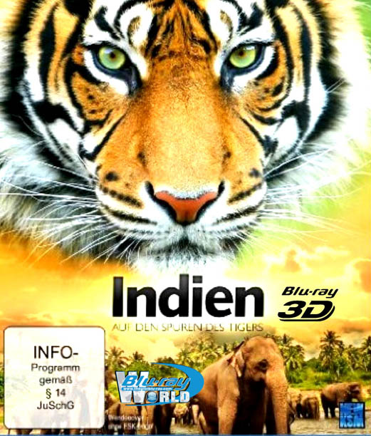 F506. India On The Trail Of The Tiger 3D 2013